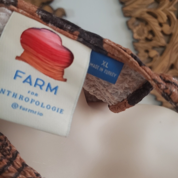 FARM Rio Brown Patterned Midi Dress - Picture 8 of 8